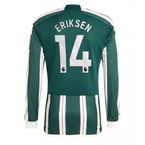 Manchester United Christian Eriksen #14 Replica Away Stadium Shirt 2023-24 Long Sleeve